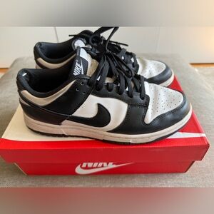Nike Dunk Panda Men's Black and White Sneakers Size 8 Men’s